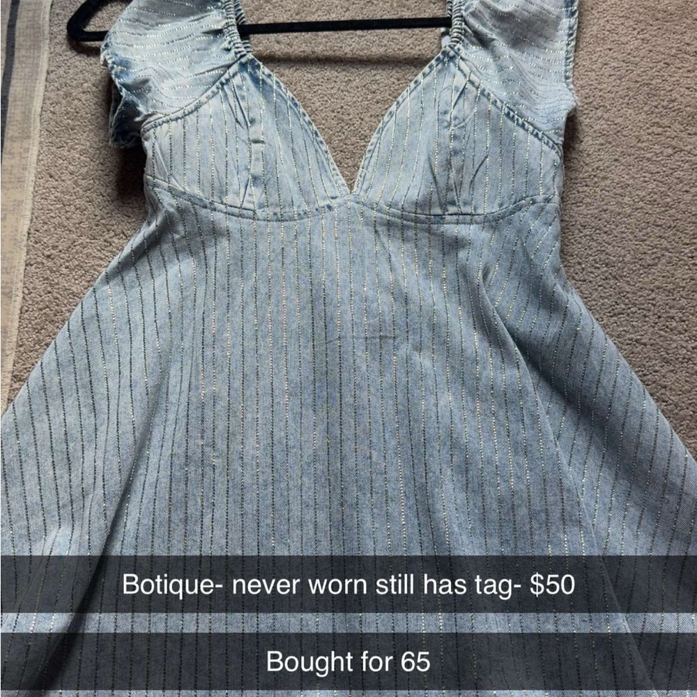 Striped Blue Dress